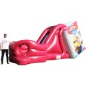 Milk Straberry Inflatable Slide