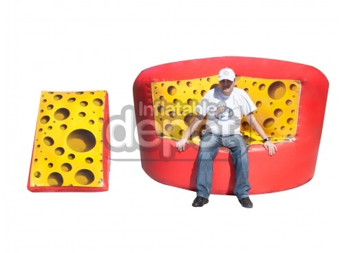 Inflatable Cheese Sofa