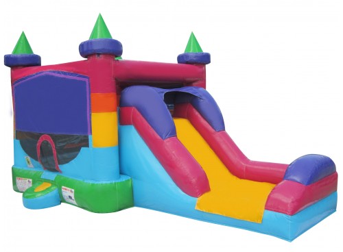 Inflatable Bouncer Combo: IQ Castle Combo Large - BeBounceHouses.com
